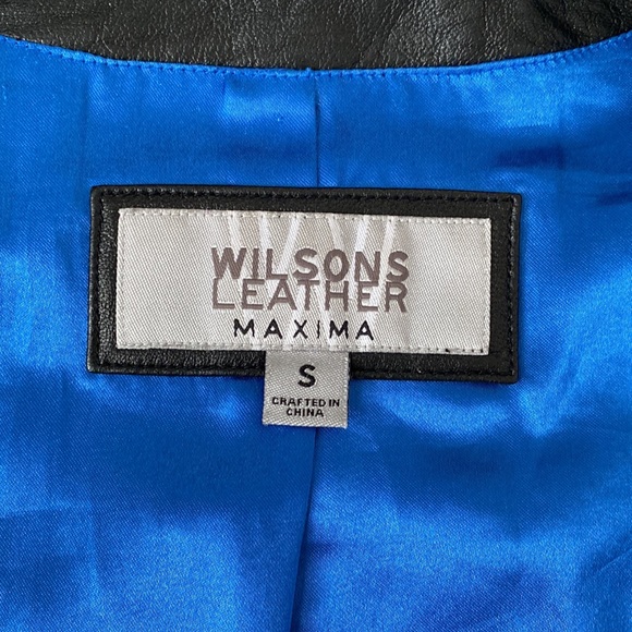 Meg Leather Scuba Jacket - Wilson’s Leather Size Small - Picture 7 of 8